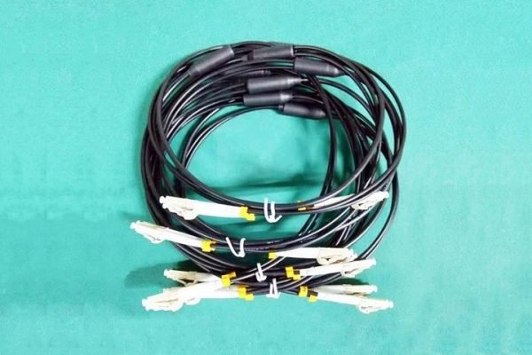 Multimode Dual-Core Fiber Optic Connection Cable LC-LC Cable 100m