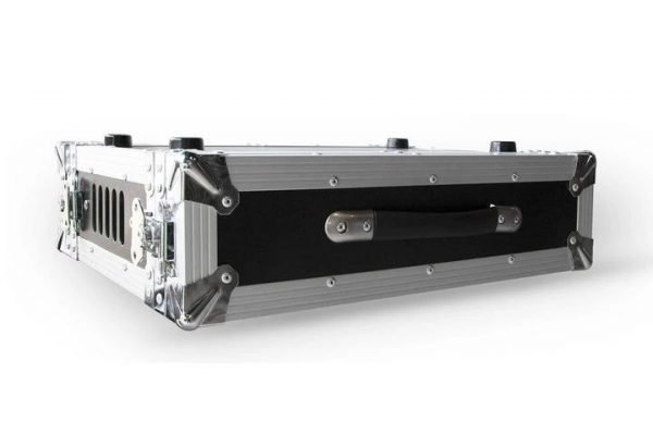 2U Flight Case LED Video Processor Flight case in alluminio Scatola di immagazzinaggio