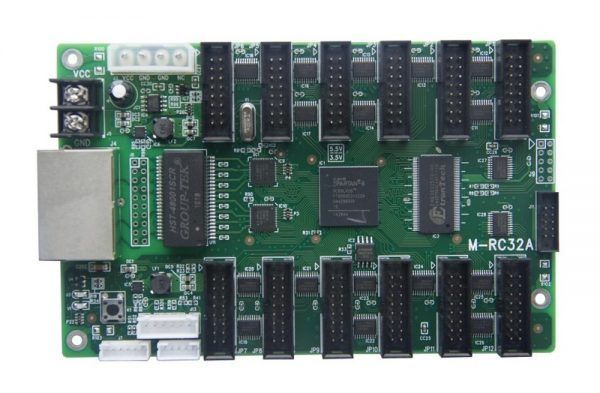 Carte de contrôle d'affichage LED Moocell M-RC32A EMC intégrée HUB75