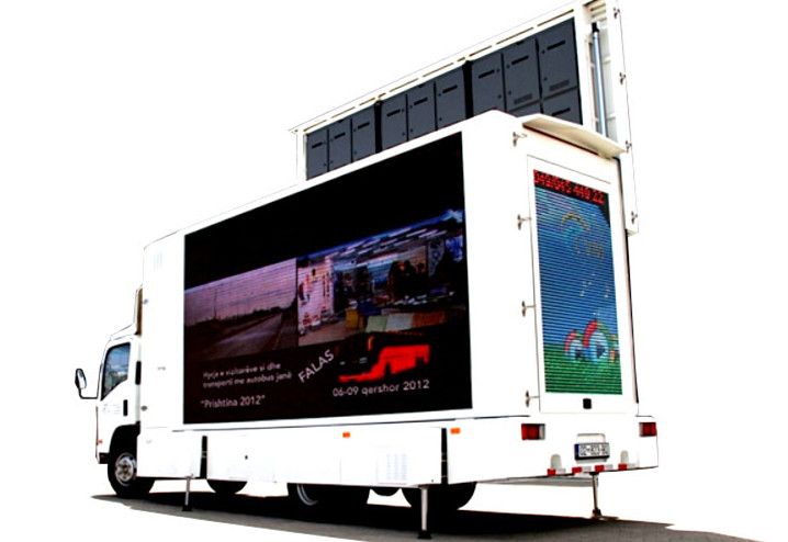 Voděodolný-P6-plnobarevný-venkovní-mobilní-nákladní automobil