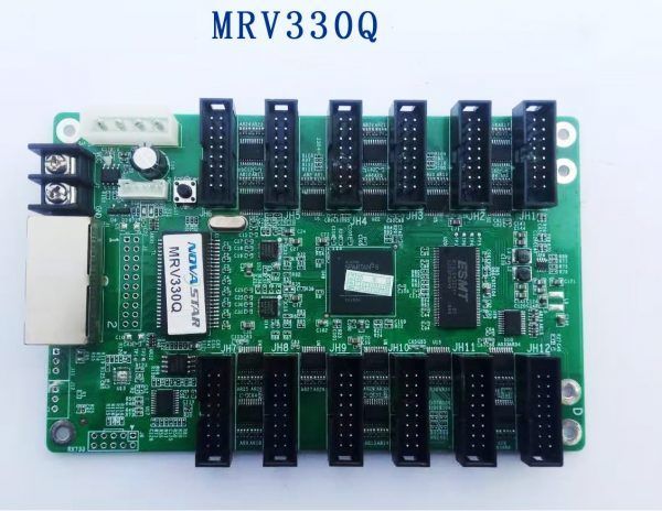 mrv330q नोवास्टार एलईडी रिसीभर कार्ड हब75 आउटपुटको साथ एकीकृत